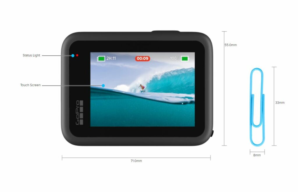 GoPro Hero9 Black Back Side_Touchscreen