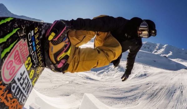 GoPro board mount for snowboard