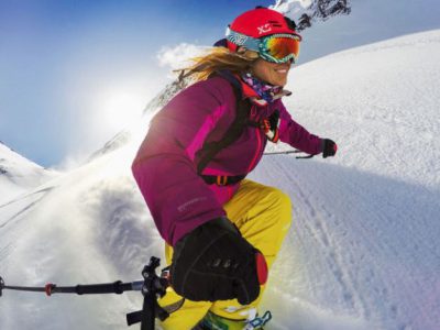 GoPro ski pole mount